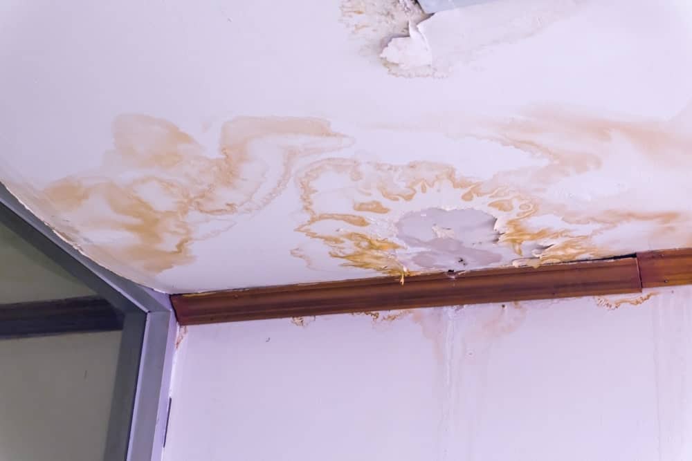 Discolored Water Damaged Wall